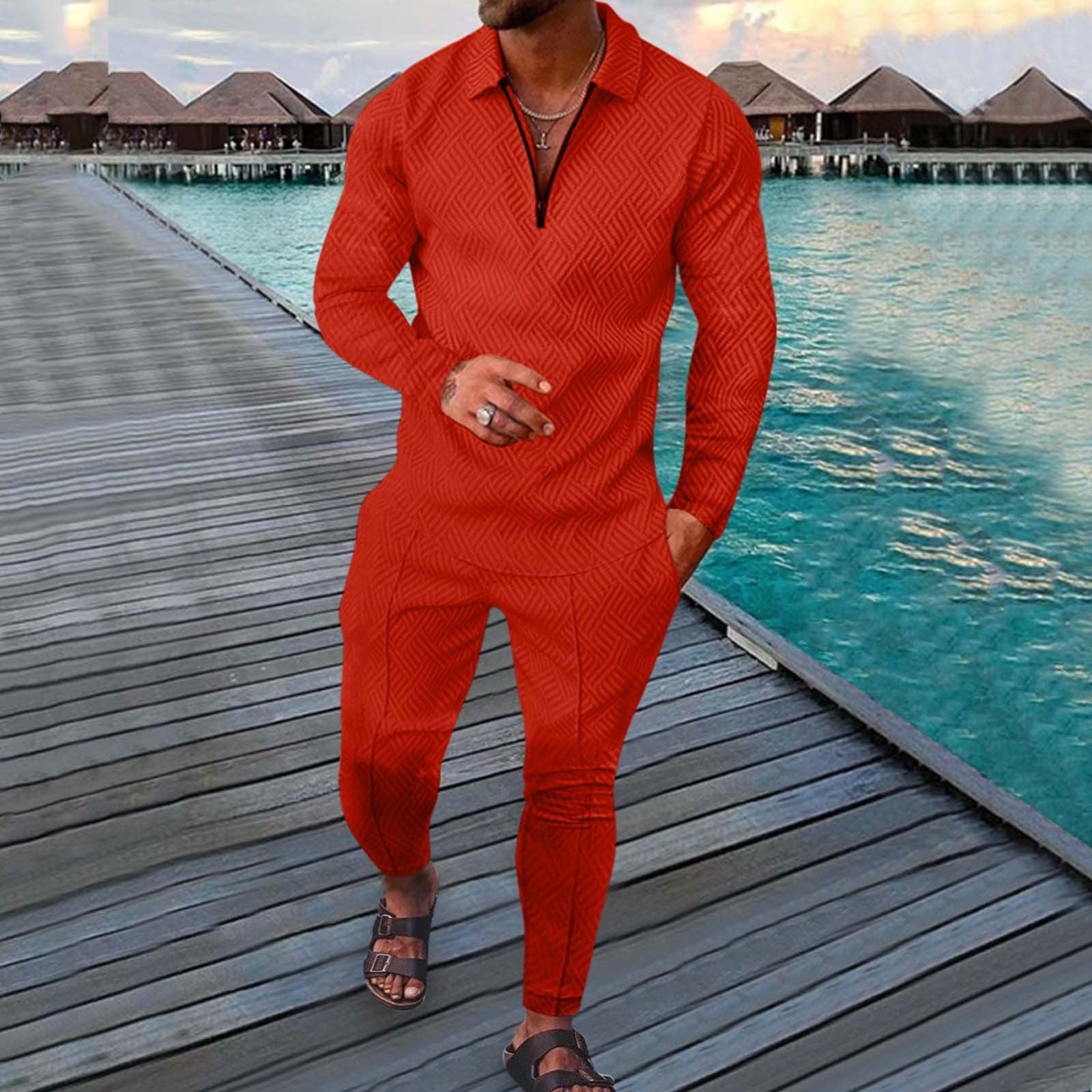 Autumn Long-sleeved Trousers Two-piece Sports And Leisure Men's Suit - pokema36f93cdf57bc69f45884858457ce2ac0