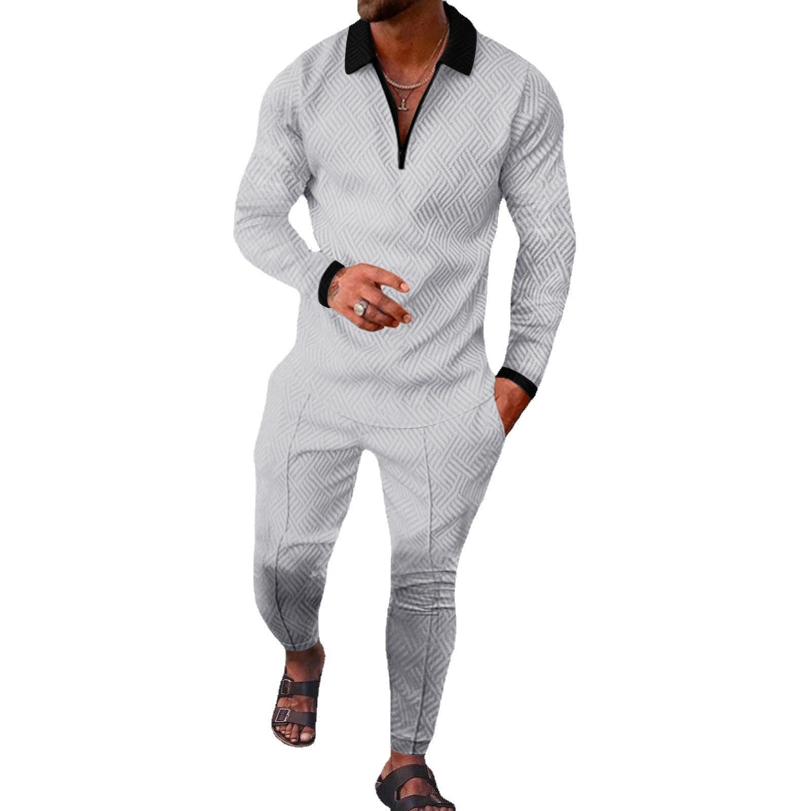 Autumn Long-sleeved Trousers Two-piece Sports And Leisure Men's Suit - pokemaf7ce08807f23a50b4d5689a204864467