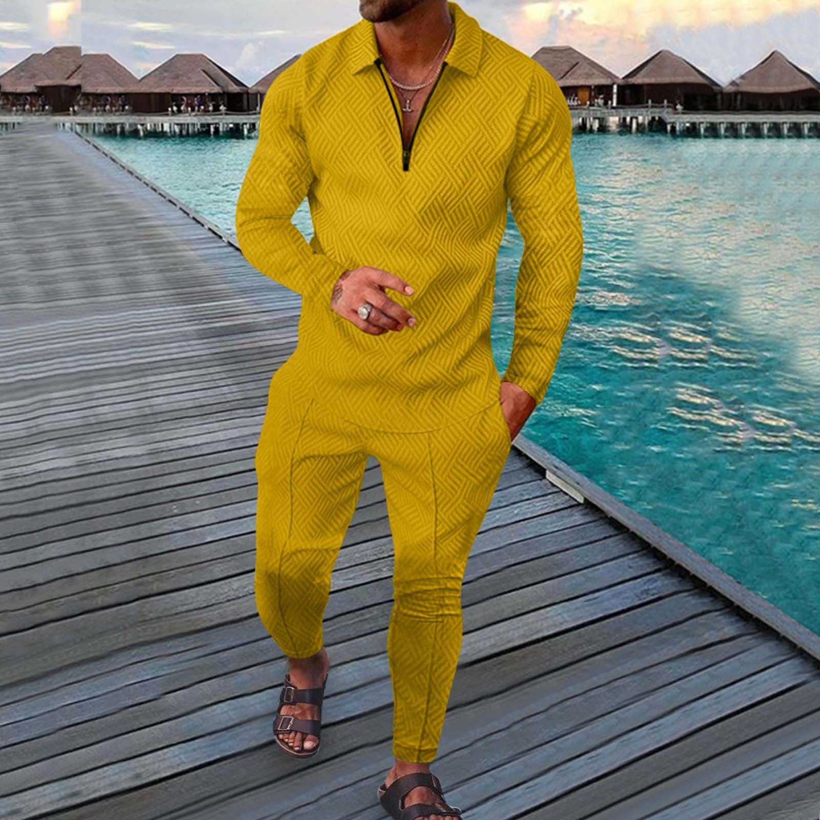 Autumn Long-sleeved Trousers Two-piece Sports And Leisure Men's Suit - pokemacbff32c548fae099836432f3fc45a7ac