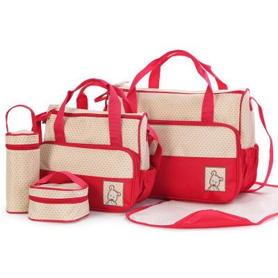 Baby Diaper Bag Suits For Mom Baby Bottle Holder Mother Mummy Stroller Maternity Nappy Bags Sets - pokemac0fbebc56ca7d2b795f3c5448998762b