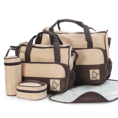 Baby Diaper Bag Suits For Mom Baby Bottle Holder Mother Mummy Stroller Maternity Nappy Bags Sets - pokema360c97603ddc593ca4678948de9d9fa8