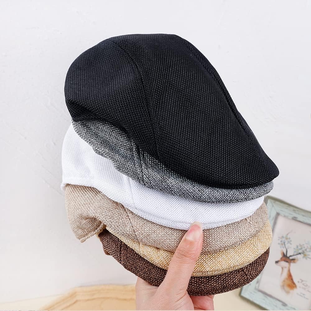 Béret de printemps et d'été de style britannique pour homme, chapeaux rétro de l'Angleterre, casquettes de peintre à pointe pour papa, 27 x 17 x 10 cm - pokemaBéret de printemps et d'été de style britannique pour homme, chapeaux rétro de l'Angleterre, casquettes de peintre à pointe pour papa, 27 x 17 x 10 cm