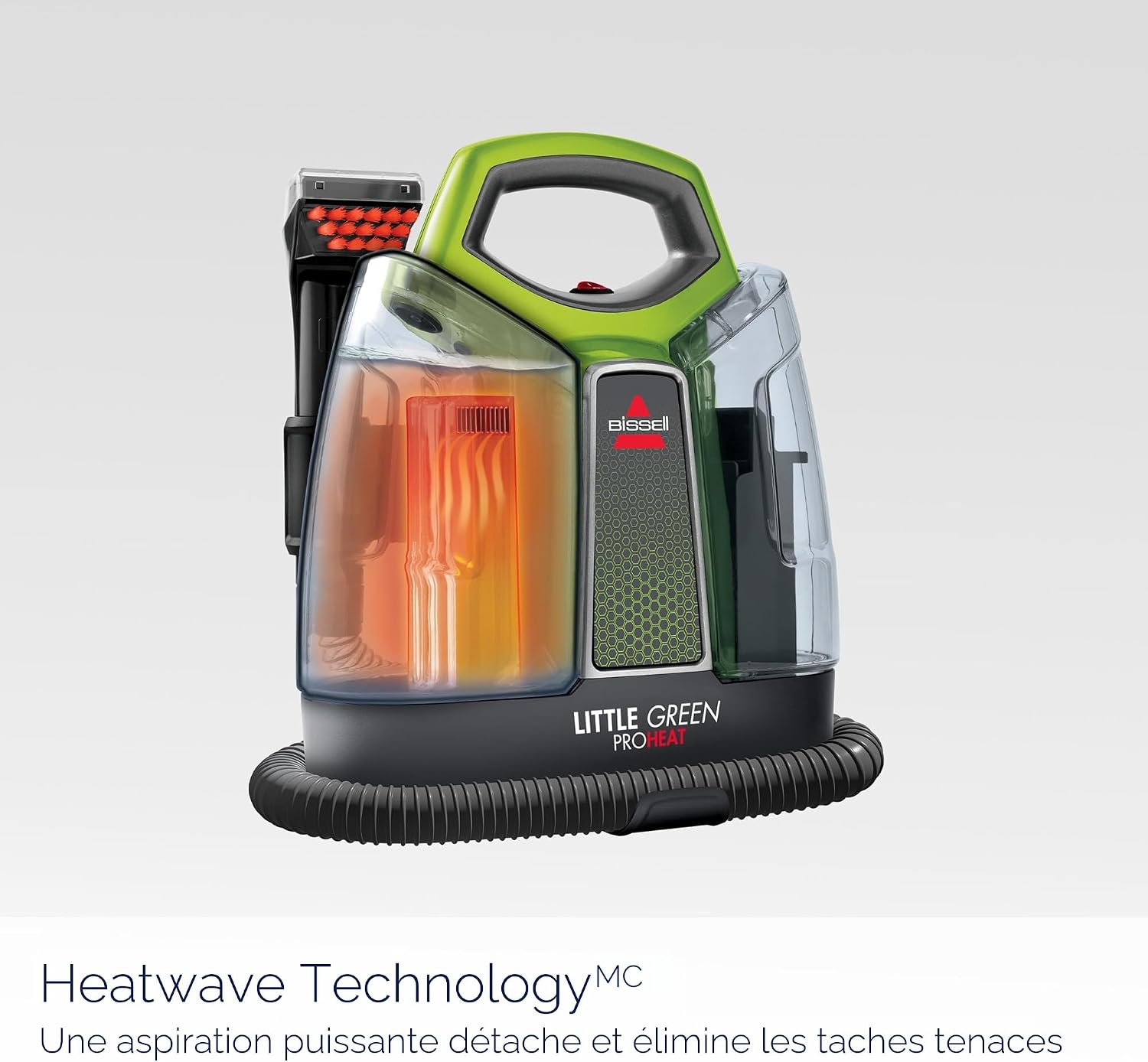 BISSELL Little Green Proheat 2513E Nettoyant portable de taches en profondeur/Nettoyeur de taches et détaillant pour voiture/automobile avec outil HydroRinse autonettoyant pour tapis et revêtement de - pokemaBISSELL Little Green Proheat 2513E Nettoyant portable de taches en profondeur/Nettoyeur de taches et détaillant pour voiture/automobile avec outil HydroRinse autonettoyant pour tapis et revêtement de