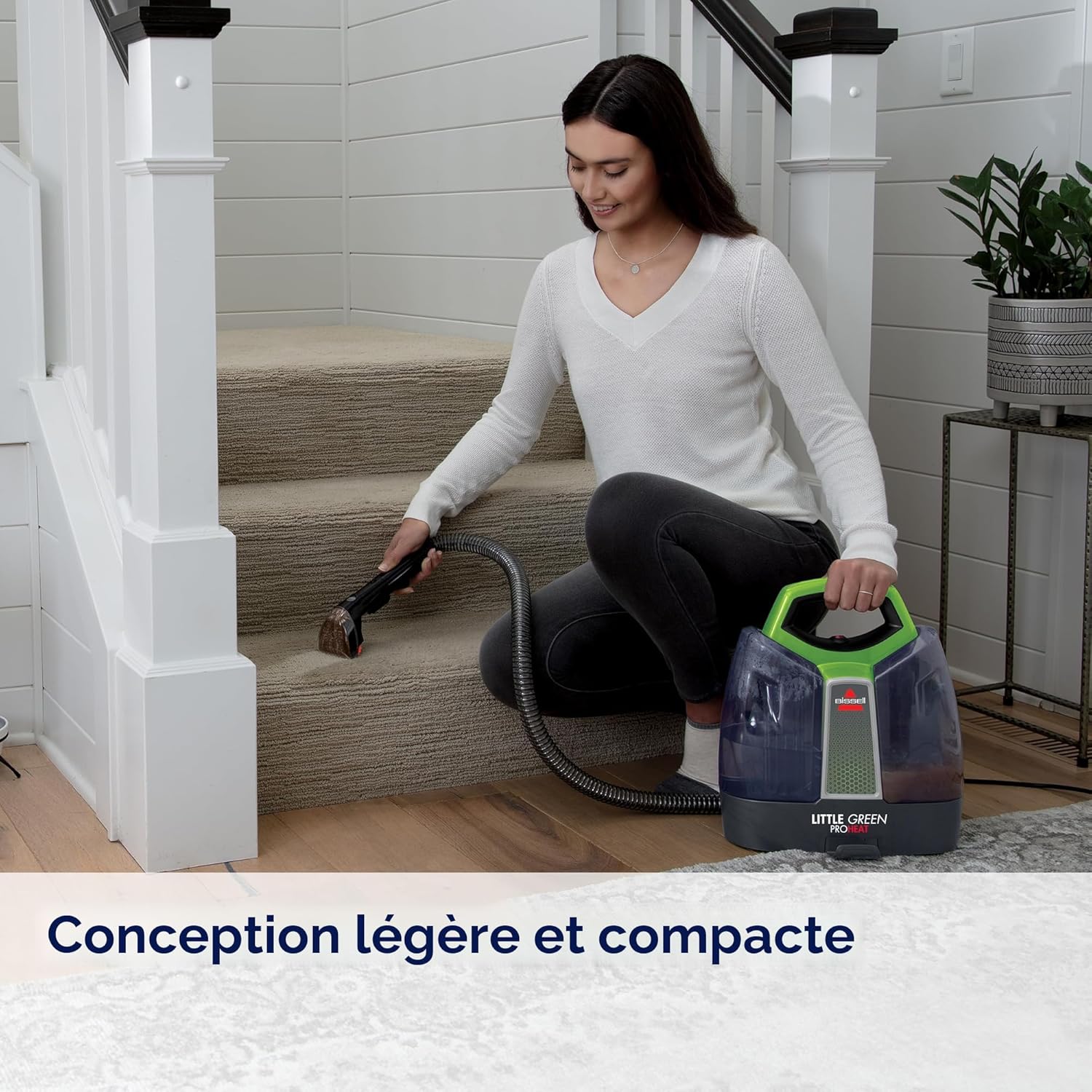 BISSELL Little Green Proheat 2513E Nettoyant portable de taches en profondeur/Nettoyeur de taches et détaillant pour voiture/automobile avec outil HydroRinse autonettoyant pour tapis et revêtement de - pokemaBISSELL Little Green Proheat 2513E Nettoyant portable de taches en profondeur/Nettoyeur de taches et détaillant pour voiture/automobile avec outil HydroRinse autonettoyant pour tapis et revêtement de