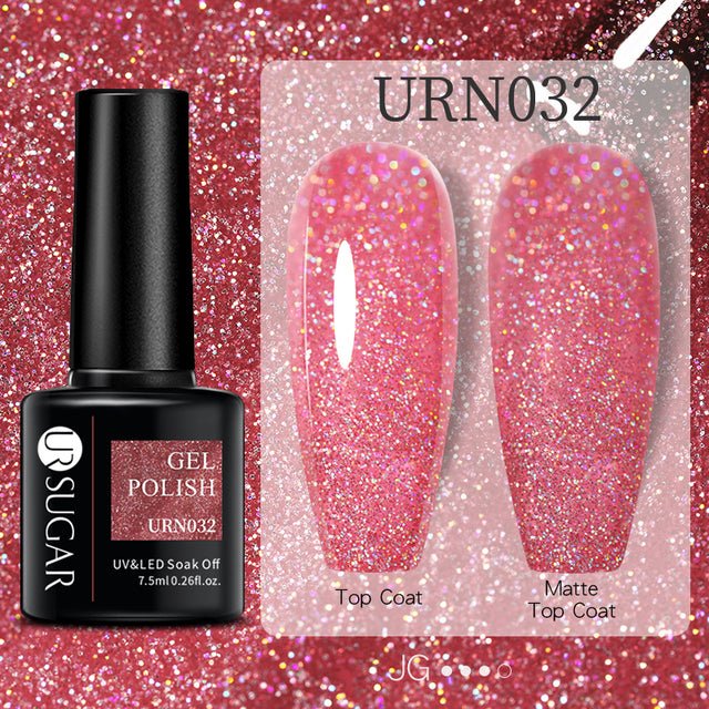 Black White Red Glitter Color Gel Nail Polish Matte - pokema23208df0ff9f896b2bbcdde2a67c3e62