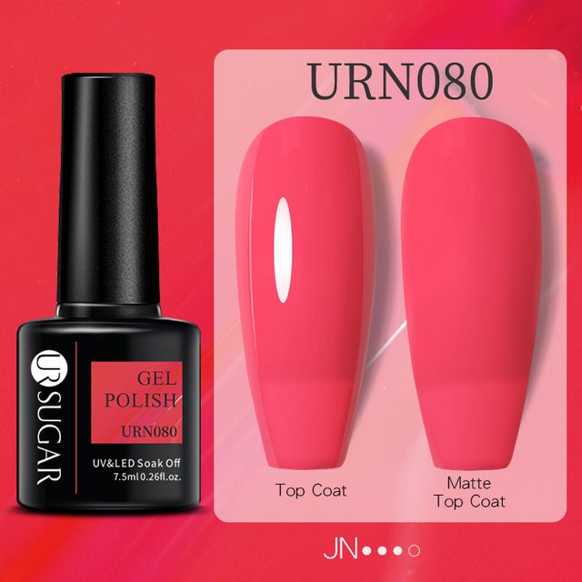 Black White Red Glitter Color Gel Nail Polish Matte - pokemae59516e27896c73753729919c7779630