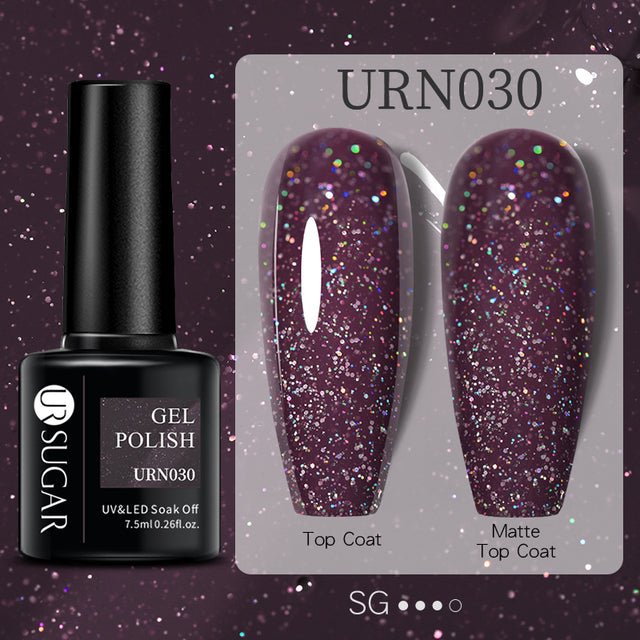 Black White Red Glitter Color Gel Nail Polish Matte - pokemac156b0b985c529f0194562a1871d32a9