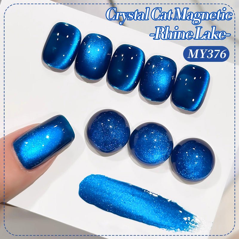 Blue Color Light Cat Eye Polarized Shifting Sand Eye Nail Polish Gel - pokema5d958169b86a9bf9bf6ccedcb555feca