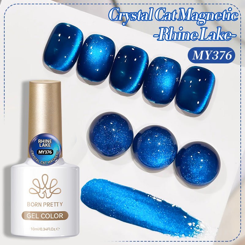 Blue Color Light Cat Eye Polarized Shifting Sand Eye Nail Polish Gel - pokema9a376dba148b7893269bd3e67f24877d