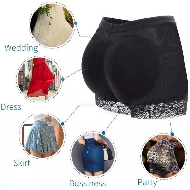 Booty Shaper Padded Underwear Panty Women's FAKE ASS Butt Lifter & Hip Enhancer - pokemaBooty Shaper Padded Underwear Panty Women's FAKE ASS Butt Lifter & Hip Enhancer