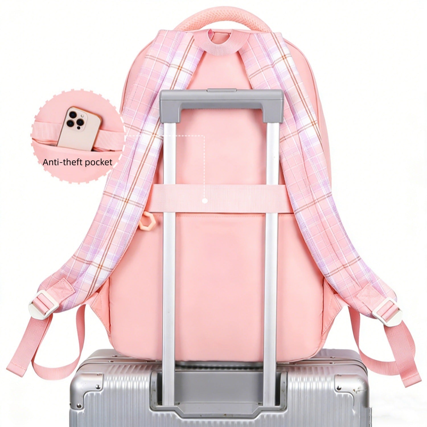 Bow Knot Large Capacity Backpack - pokemaa642d2d4ef90e3ddae07f9f623243d77