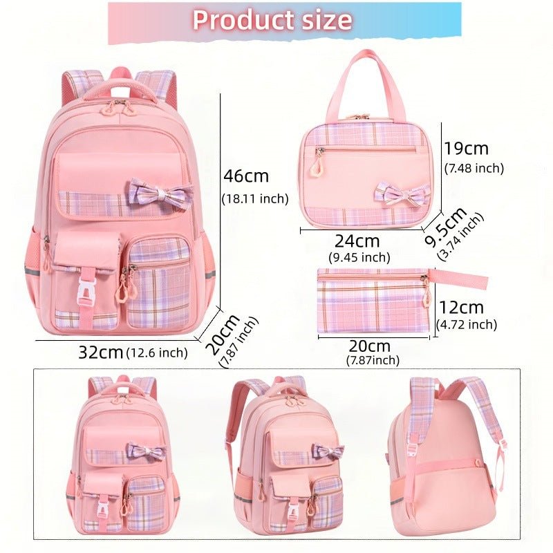 Bow Knot Large Capacity Backpack - pokema26897d7aeecbeaa4b8d845586f6a2501