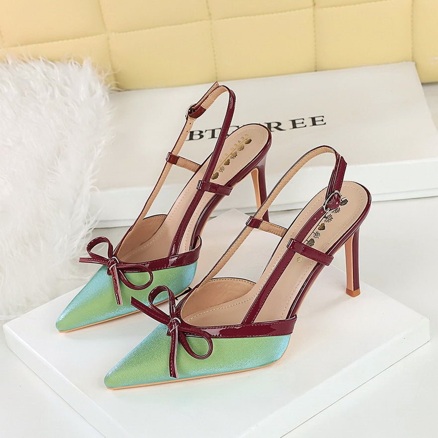 Bow-tie Stiletto Casual High Heels For Women - pokemaaa2c7ae2f9abb65796a09d218fd9830a