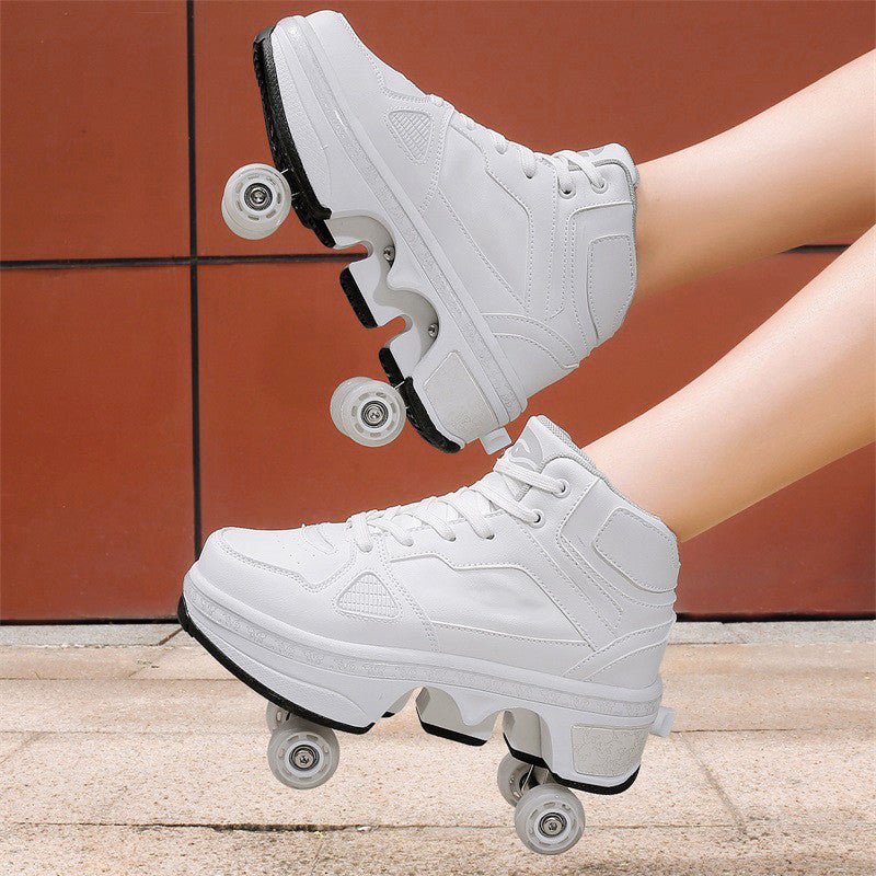 Boys And Girls Double Wheel Row Sneakers Can Be Put Away - pokemaacb37cb56ca893ca1b4c2f07e78cde2e
