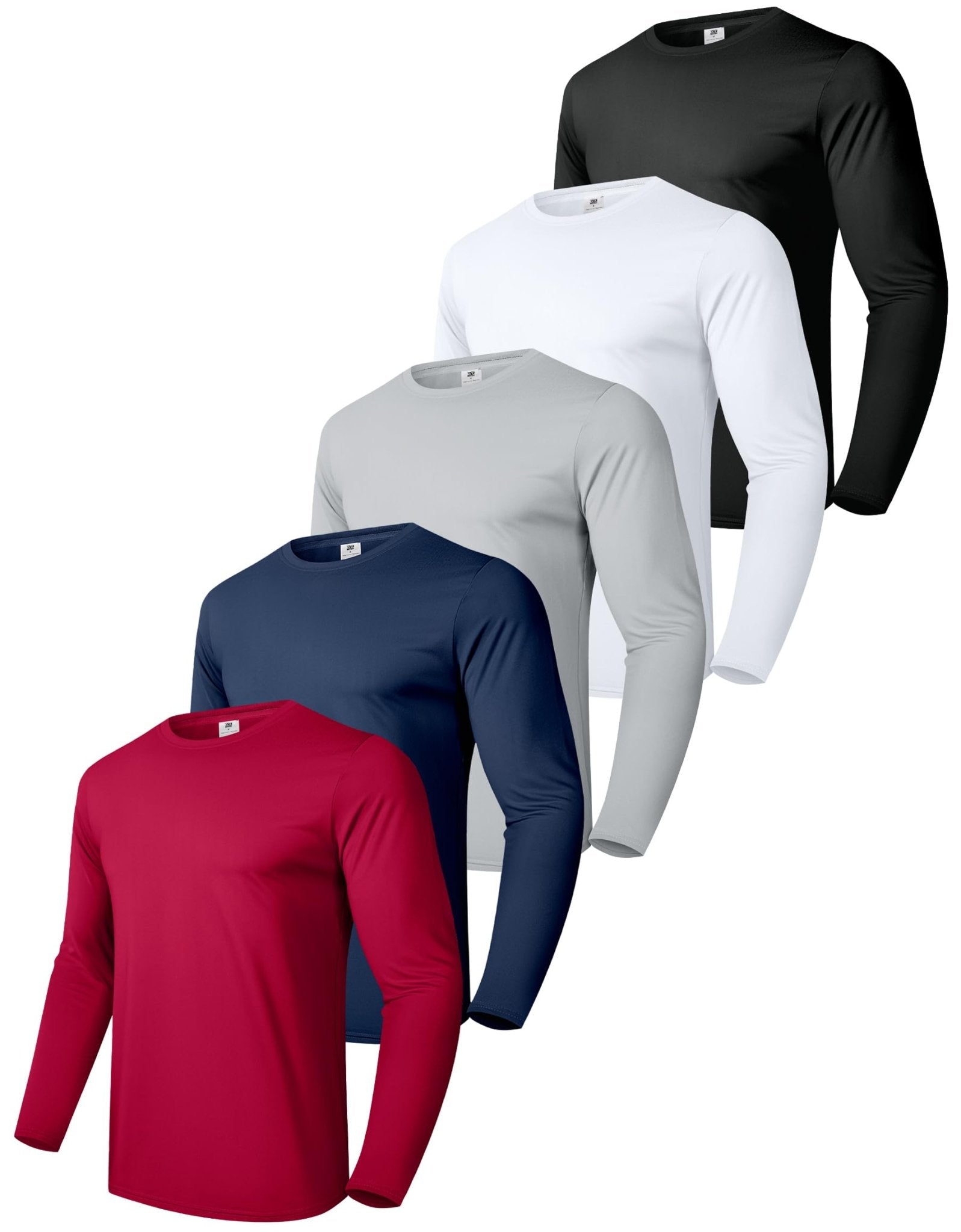 Boyzn Men's 3, 4 or 5 Pack Cotton T-Shirts, Short Sleeve Crewneck Sport Tees, Cotton Gym Workout Running Shirts for Men - pokemaBoyzn Men's 3, 4 or 5 Pack Cotton T-Shirts, Short Sleeve Crewneck Sport Tees, Cotton Gym Workout Running Shirts for Men