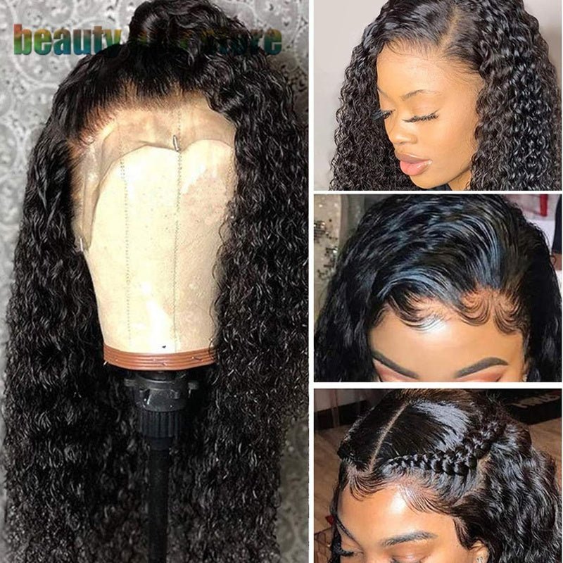 Brazilian Kinky Curly Lace Front Human Hair Wigs - pokemaaf860faf1c8909531186371bd2bfba7f