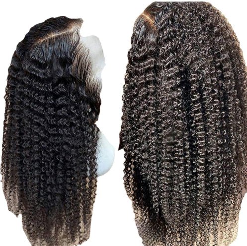 Brazilian Kinky Curly Lace Front Human Hair Wigs - pokema142df9a7949f09dc4e324063ced13c97