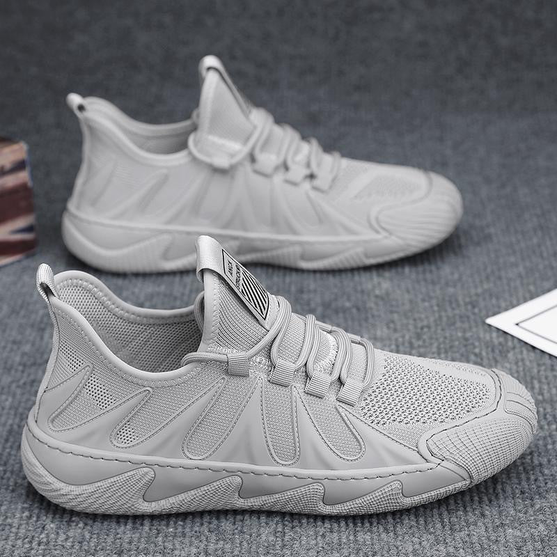 Breathable Mesh Sports Shoes Casual Lace-up Sneakers Men Non-slip Shoes - pokema728c256b447376b5753c090a00215259