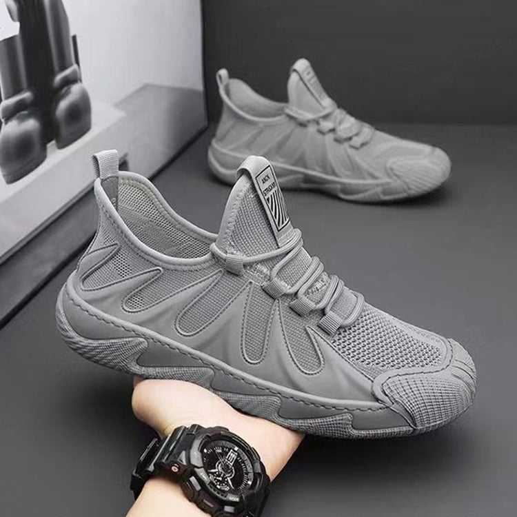 Breathable Mesh Sports Shoes Casual Lace-up Sneakers Men Non-slip Shoes - pokema87b2298c0c4e252ccde28b654056aefb