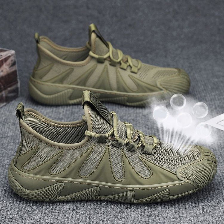 Breathable Mesh Sports Shoes Casual Lace-up Sneakers Men Non-slip Shoes - pokema5dc137992fa7a01642fba6e8c891a28e