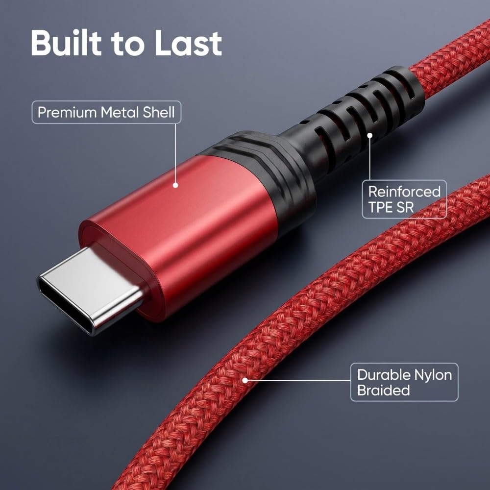 Câble USB C à charge rapide, 1 m/2 m en nylon tressé, chargeur de type C, cordon de charge de synchronisation des données, compatible avec les smartphones et tablettes (bleu, 2 m = 2 m = 2 m = 2 m) - pokemaCâble USB C à charge rapide, 1 m/2 m en nylon tressé, chargeur de type C, cordon de charge de synchronisation des données, compatible avec les smartphones et tablettes (bleu, 2 m = 2 m = 2 m = 2 m)