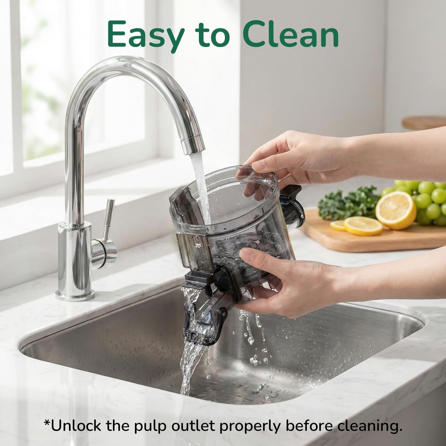 Canoly C03 Cold Press Juicer, 4.5" Wide Feed Chute Juicer Machine with 200W AC Motor, Fit Whole Vegetables & Fruits, 2-in-1 Strainer (Juice & Nut Milk Maker), Space-saving, Easy to Clean, Deep Gray - pokemaCanoly C03 Cold Press Juicer, 4.5" Wide Feed Chute Juicer Machine with 200W AC Motor, Fit Whole Vegetables & Fruits, 2-in-1 Strainer (Juice & Nut Milk Maker), Space-saving, Easy to Clean, Deep Gray