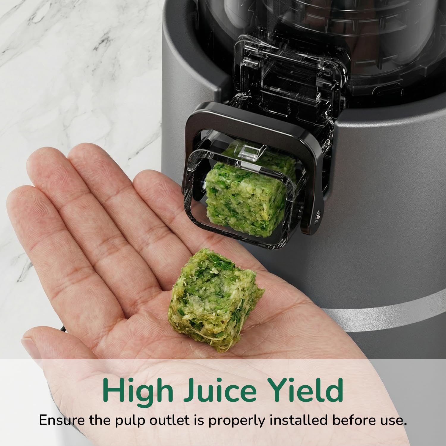 Canoly C03 Cold Press Juicer, 4.5" Wide Feed Chute Juicer Machine with 200W AC Motor, Fit Whole Vegetables & Fruits, 2-in-1 Strainer (Juice & Nut Milk Maker), Space-saving, Easy to Clean, Deep Gray - pokemaCanoly C03 Cold Press Juicer, 4.5" Wide Feed Chute Juicer Machine with 200W AC Motor, Fit Whole Vegetables & Fruits, 2-in-1 Strainer (Juice & Nut Milk Maker), Space-saving, Easy to Clean, Deep Gray