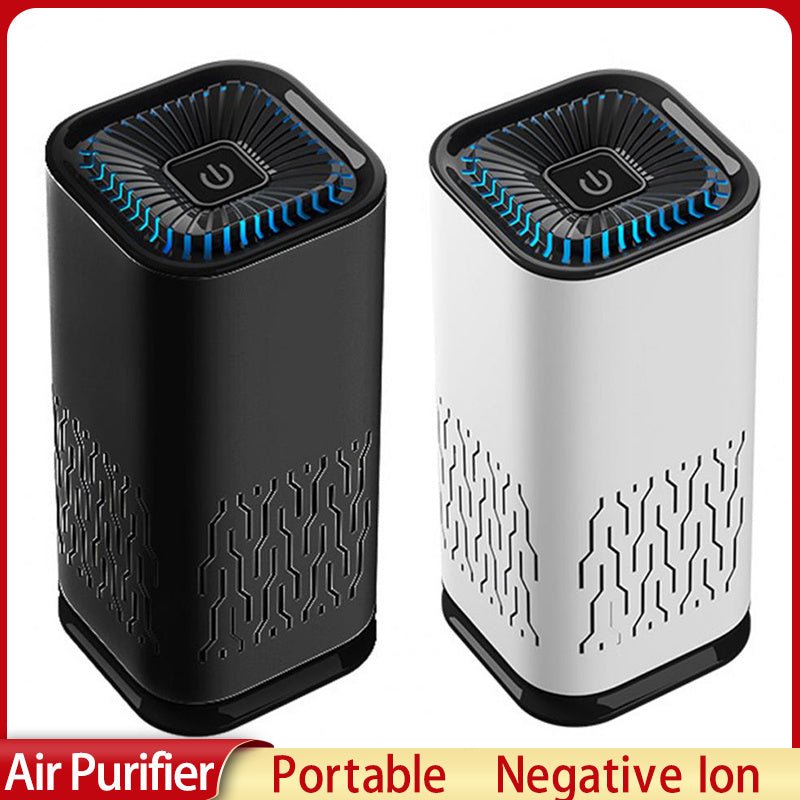 Car Air Purifier Portable Negative Ion Generator Remove Formaldehyde Dust Smoke Air Freshen Washer For Home Car - pokema9c27eb6eac37194617980140a9e86a3e