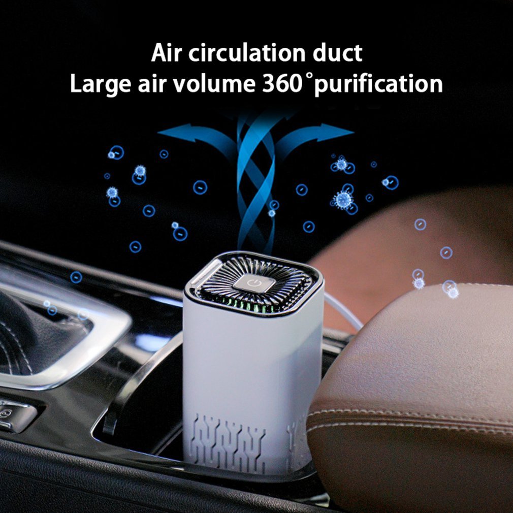 Car Air Purifier Portable Negative Ion Generator Remove Formaldehyde Dust Smoke Air Freshen Washer For Home Car - pokema43912a32ee6ebe9b4f798339a75f6020