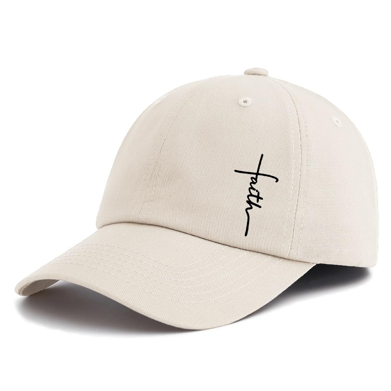 Casquette de baseball imprimée Faith, taille réglable, casquette légère de protection solaire, adaptée pour les sports de plein air quotidiens - pokemaCasquette de baseball imprimée Faith, taille réglable, casquette légère de protection solaire, adaptée pour les sports de plein air quotidiens