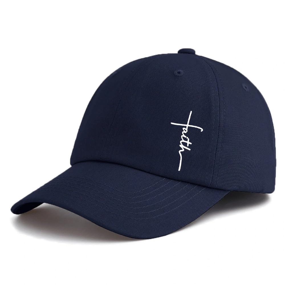 Casquette de baseball imprimée Faith, taille réglable, casquette légère de protection solaire, adaptée pour les sports de plein air quotidiens - pokemaCasquette de baseball imprimée Faith, taille réglable, casquette légère de protection solaire, adaptée pour les sports de plein air quotidiens