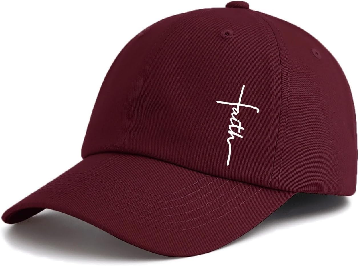 Casquette de baseball imprimée Faith, taille réglable, casquette légère de protection solaire, adaptée pour les sports de plein air quotidiens - pokemaCasquette de baseball imprimée Faith, taille réglable, casquette légère de protection solaire, adaptée pour les sports de plein air quotidiens