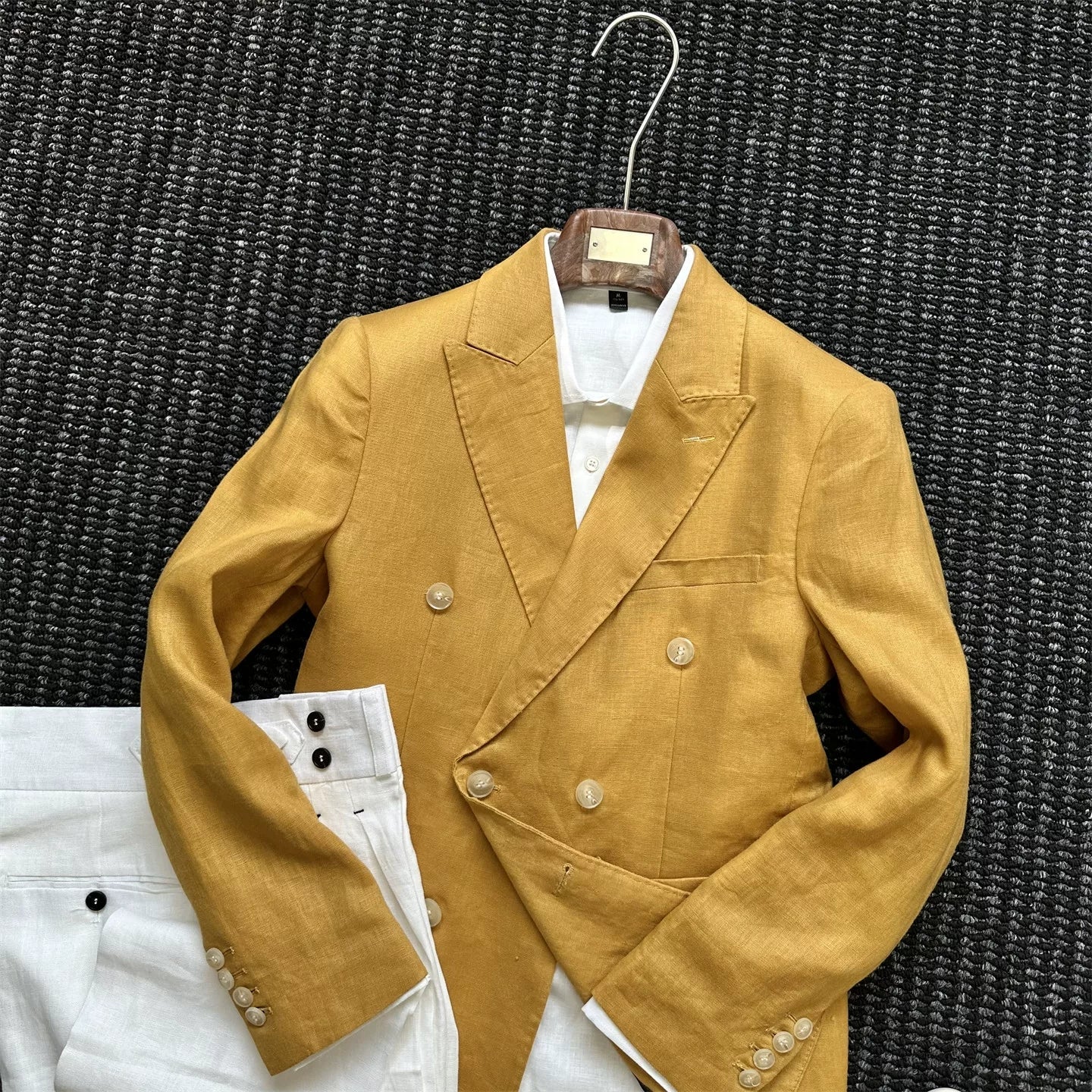 Casual British-style Semi-lined Slim-fit Suit - pokemacfcee76944dc64bafbf91e8b2b1bf706