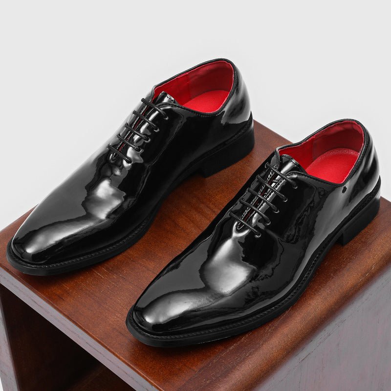 Casual Commuter Formal Red-soled Glossy British-style Business Shoes - pokemadbe36105ed35e287863b9d7dbe0f866c