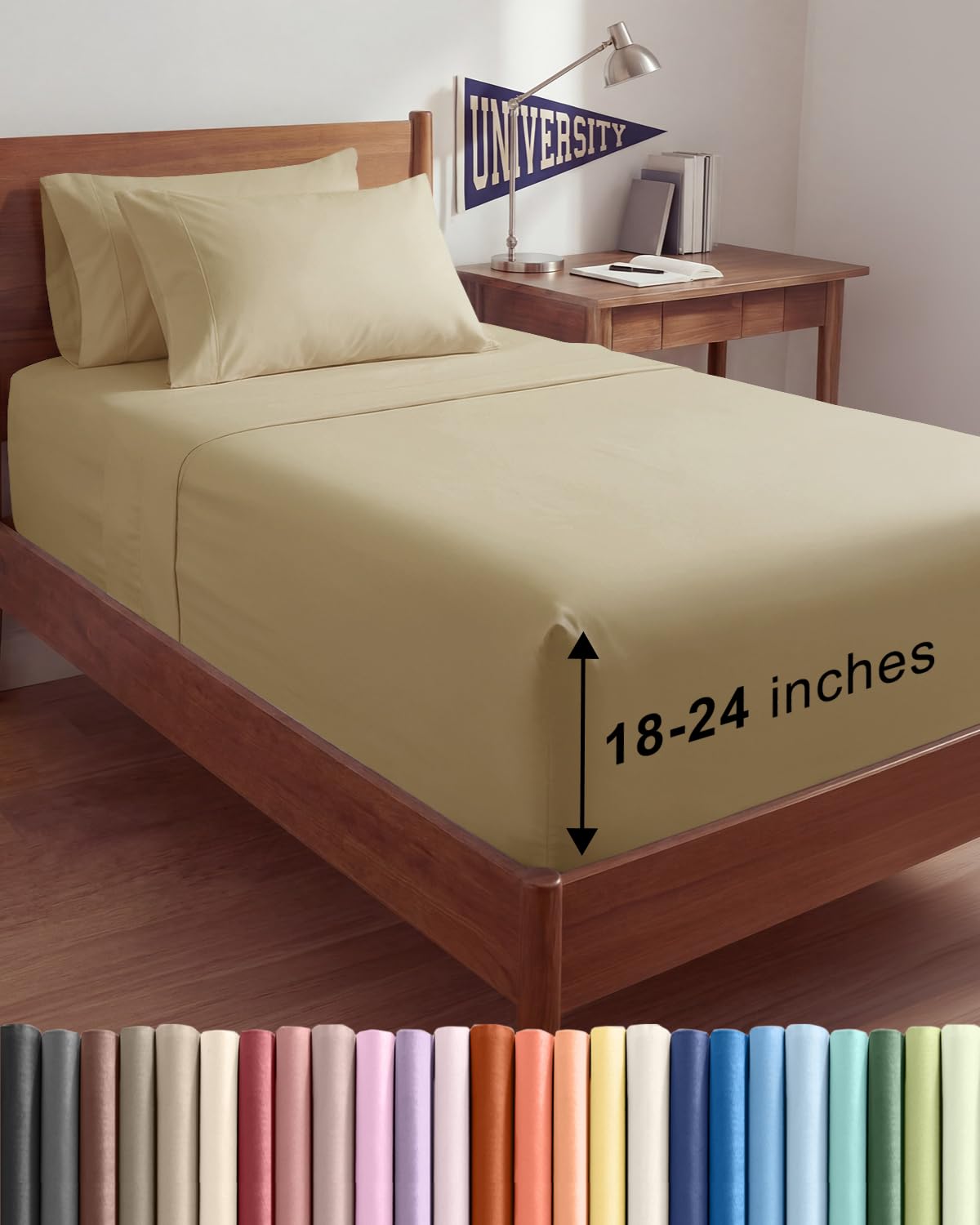 CGK Unlimited, Draps de poche extra profonds – Pochettes de 53,3 cm de profondeur - pokemaCGK Unlimited, Draps de poche extra profonds – Pochettes de 53,3 cm de profondeur