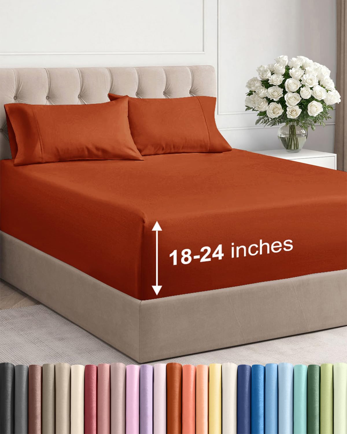 CGK Unlimited, Draps de poche extra profonds – Pochettes de 53,3 cm de profondeur - pokemaCGK Unlimited, Draps de poche extra profonds – Pochettes de 53,3 cm de profondeur