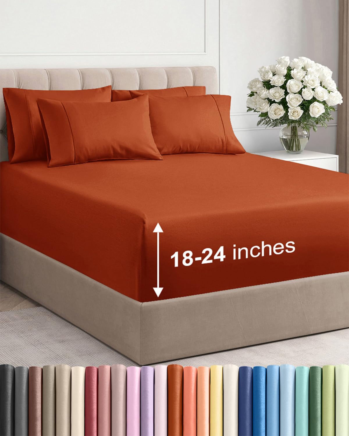 CGK Unlimited, Draps de poche extra profonds – Pochettes de 53,3 cm de profondeur - pokemaCGK Unlimited, Draps de poche extra profonds – Pochettes de 53,3 cm de profondeur