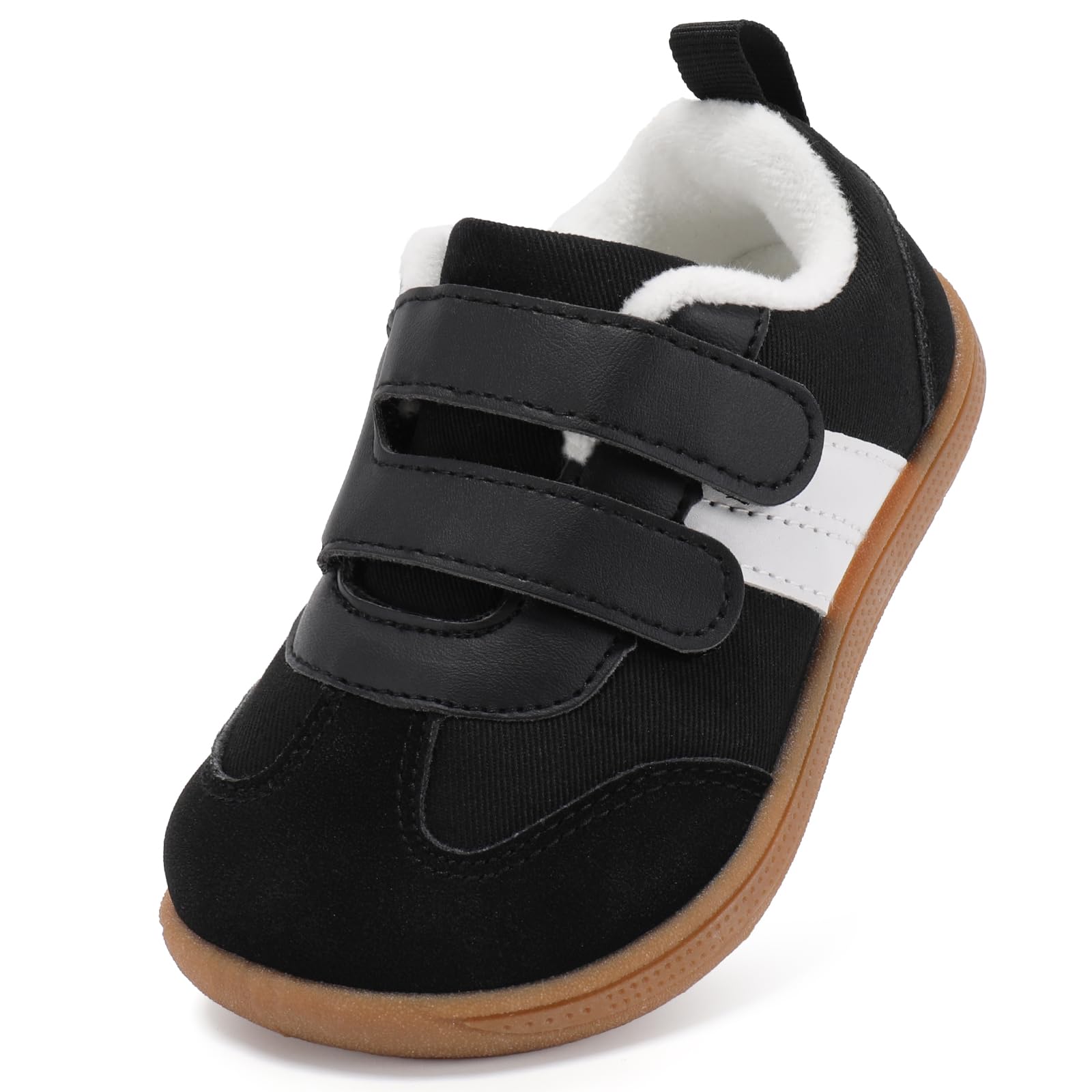 Chaussures pour tout-petits à bout large : chaussures pieds nus pour garçons, chaussures de marche pour enfants, espadrilles antidérapantes à semelle plate, premières chaussures de marche confortables - pokemaChaussures pour tout-petits à bout large : chaussures pieds nus pour garçons, chaussures de marche pour enfants, espadrilles antidérapantes à semelle plate, premières chaussures de marche confortables