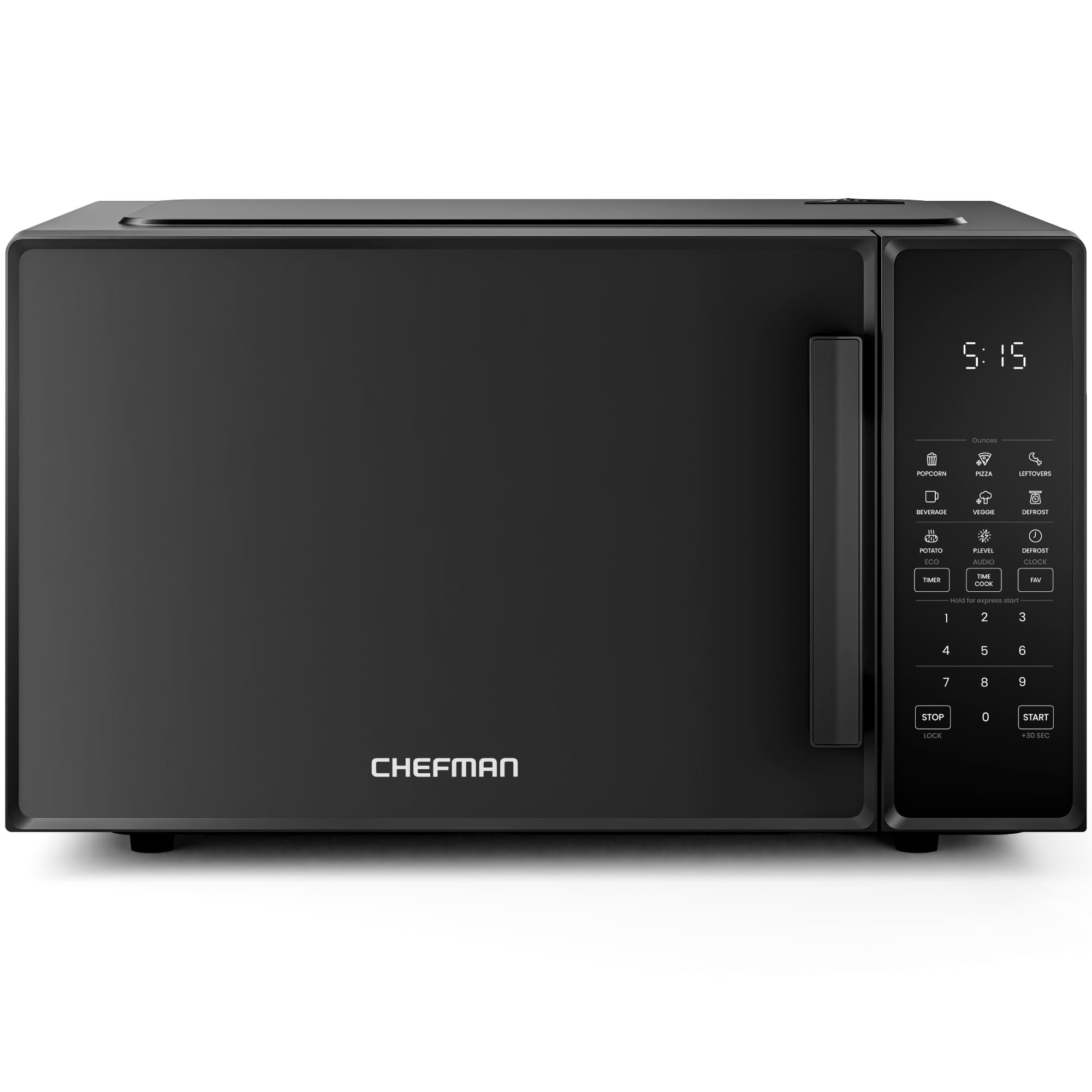 Chefman Countertop Microwave Oven 0.7 Cu. Ft., 700 Watts with 10 Power Levels, 6 Cooking Presets with One-Touch Express Cook, Eco Mode, Child Safety Lock, & Mute Button - Black - pokemaChefman Countertop Microwave Oven 0.7 Cu. Ft., 700 Watts with 10 Power Levels, 6 Cooking Presets with One-Touch Express Cook, Eco Mode, Child Safety Lock, & Mute Button - Black