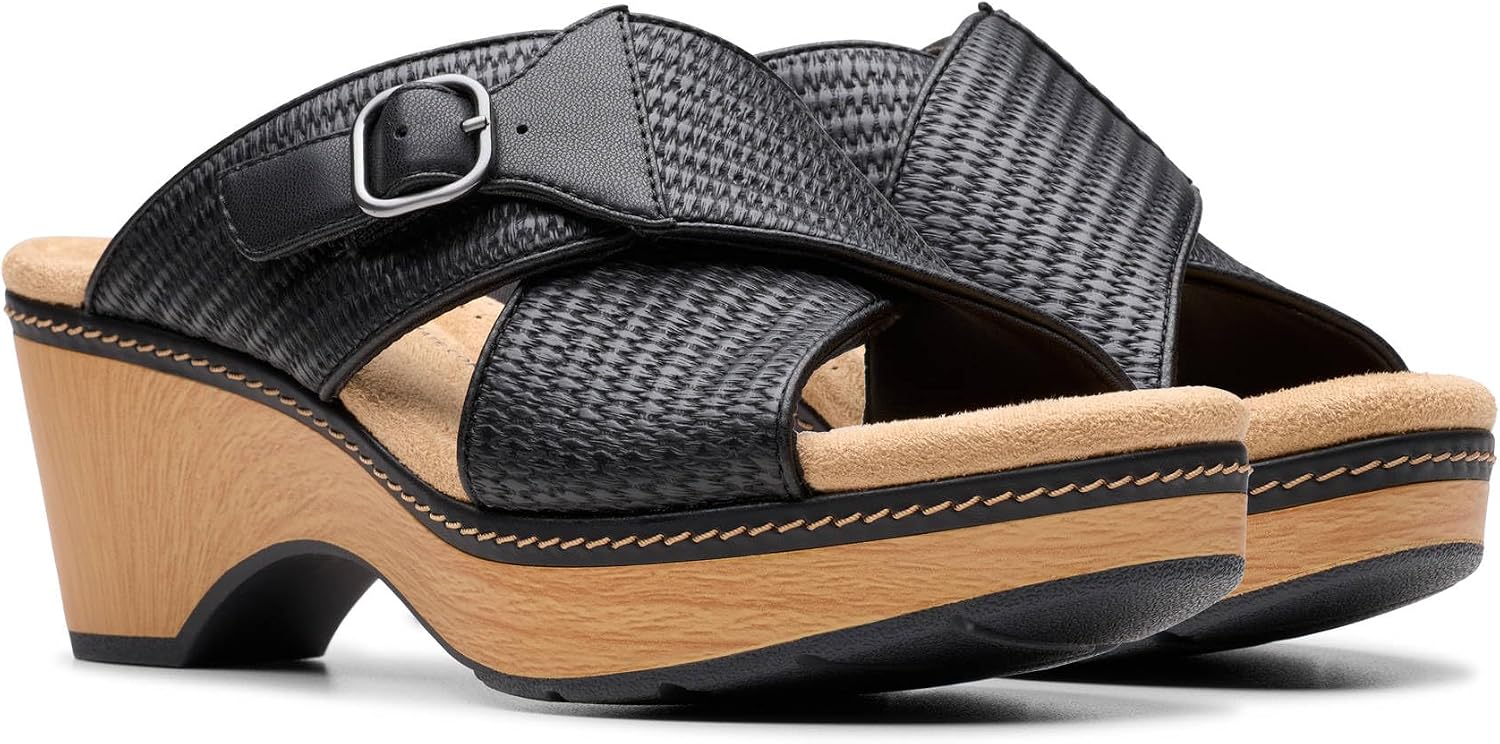 Clarks womens Seannah Nora Wedge Sandal - pokemaClarks womens Seannah Nora Wedge Sandal