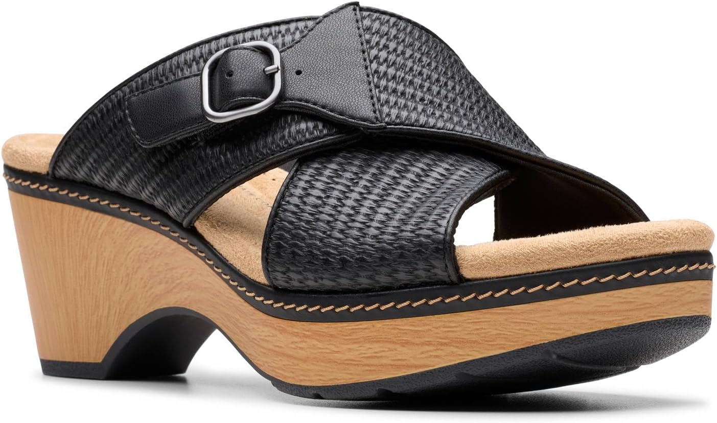Clarks womens Seannah Nora Wedge Sandal - pokemaClarks womens Seannah Nora Wedge Sandal