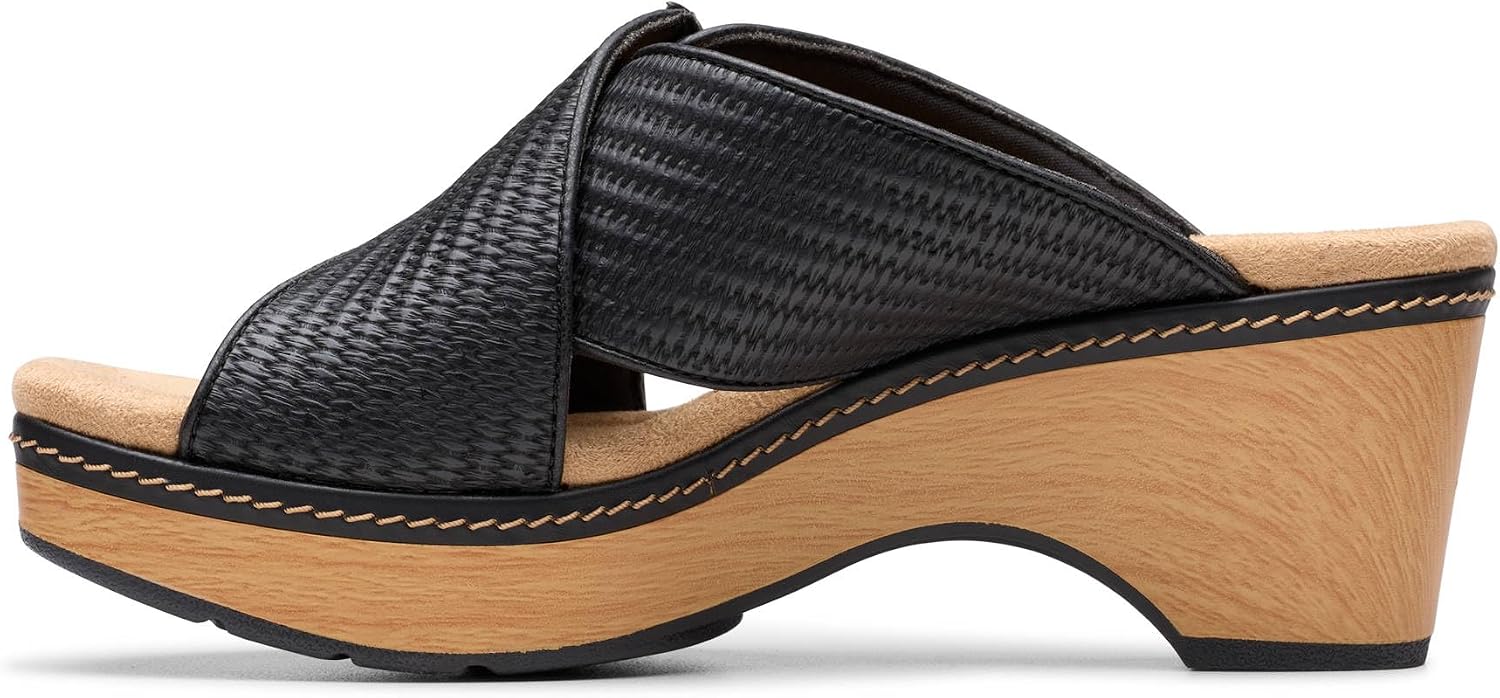 Clarks womens Seannah Nora Wedge Sandal - pokemaClarks womens Seannah Nora Wedge Sandal