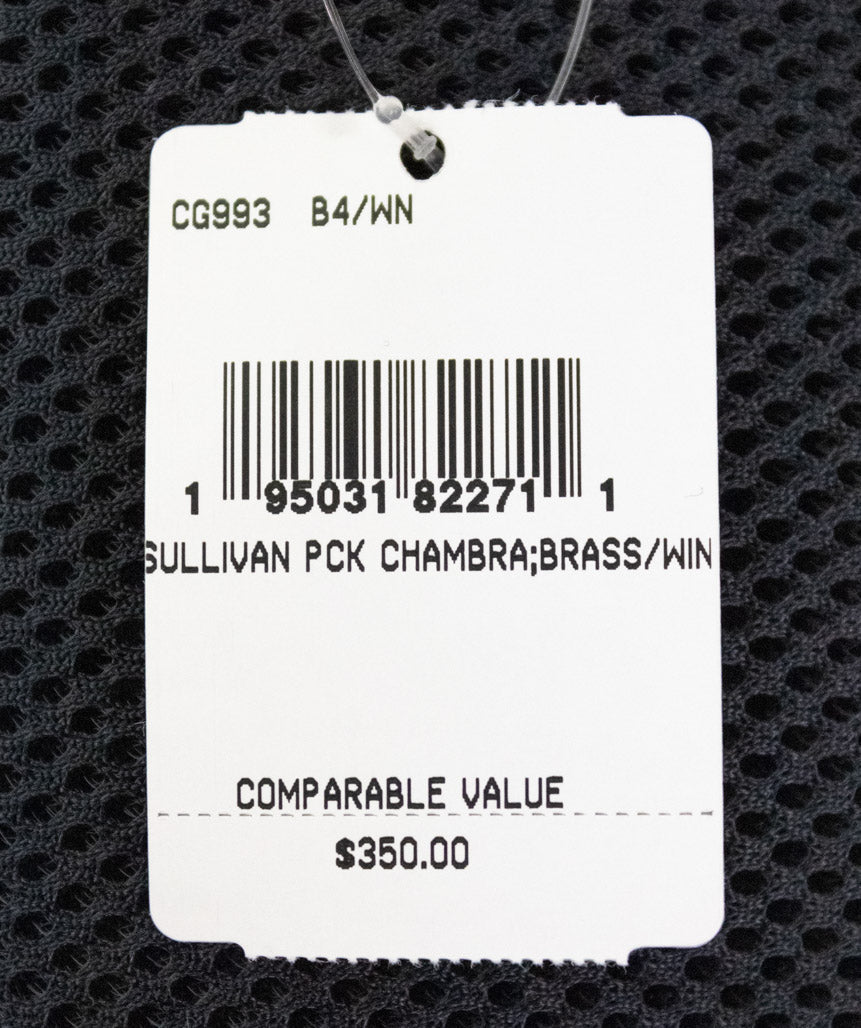Coach Sullivan Wine Chambray Canvas Pebbled Leather Pack Bag - pokemaCoach Sullivan Wine Chambray Canvas Pebbled Leather Pack Bag
