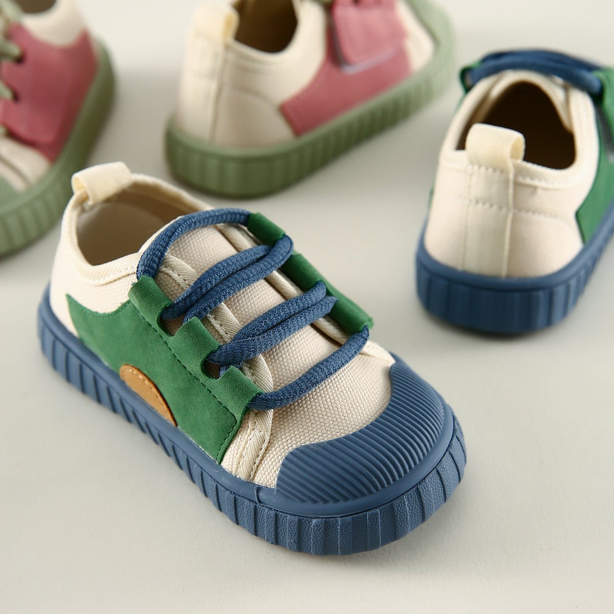 Comfortable Contrast Color Lace-up Casual Spring And Autumn Thin Sneakers - pokema1172216508452e3b5043f344c2cdfcdf