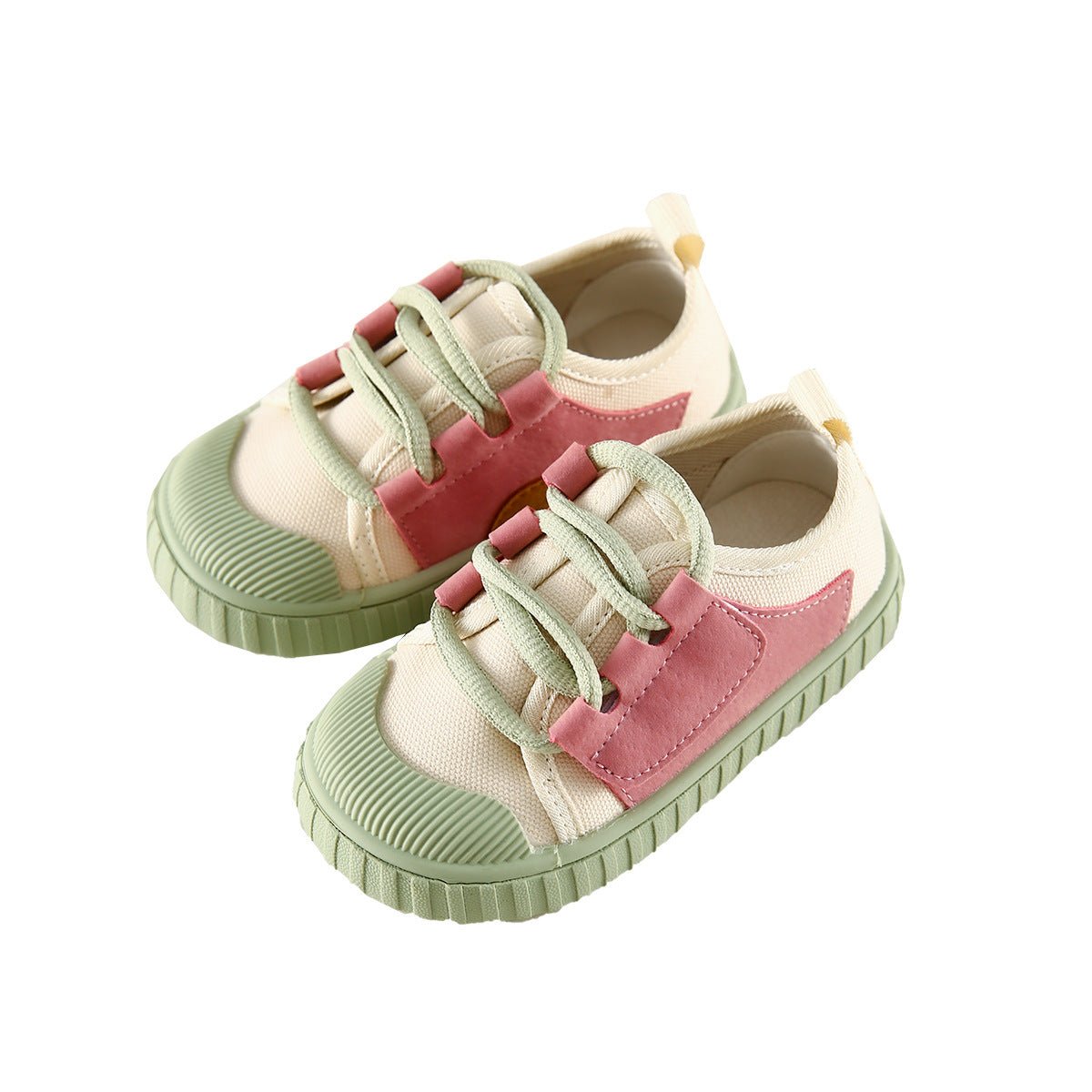 Comfortable Contrast Color Lace-up Casual Spring And Autumn Thin Sneakers - pokema9c7880f58af8d476075b067eea34fb36