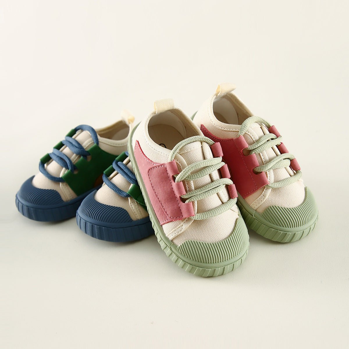 Comfortable Contrast Color Lace-up Casual Spring And Autumn Thin Sneakers - pokema10b13261c2eee432e055ea5b53a994c