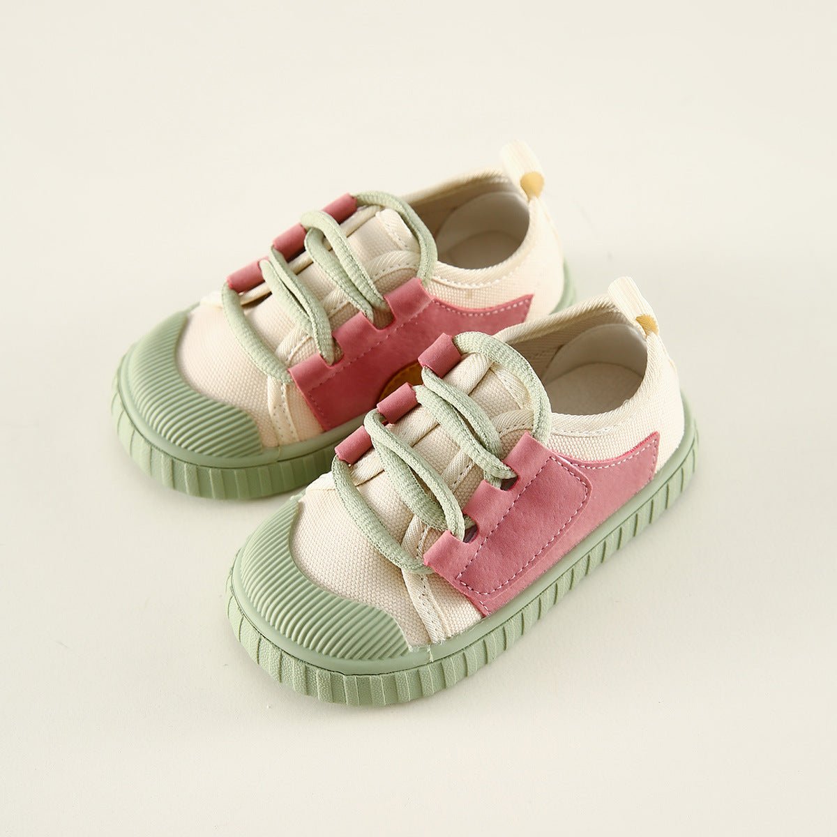 Comfortable Contrast Color Lace-up Casual Spring And Autumn Thin Sneakers - pokemae49c761c9679e963a05aa1fe2378a34d