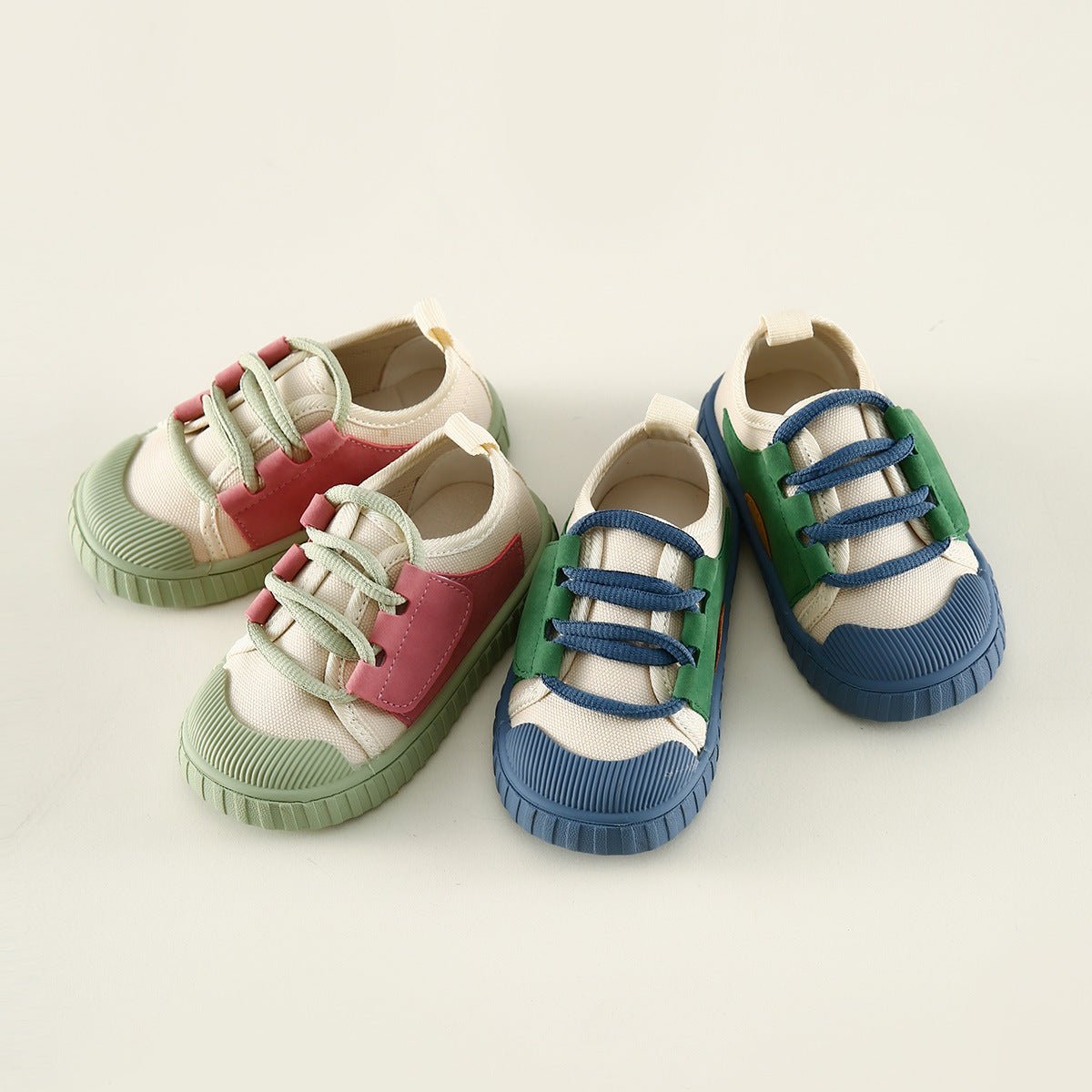 Comfortable Contrast Color Lace-up Casual Spring And Autumn Thin Sneakers - pokema9d9931d929901828b6ecf1de95cdb418