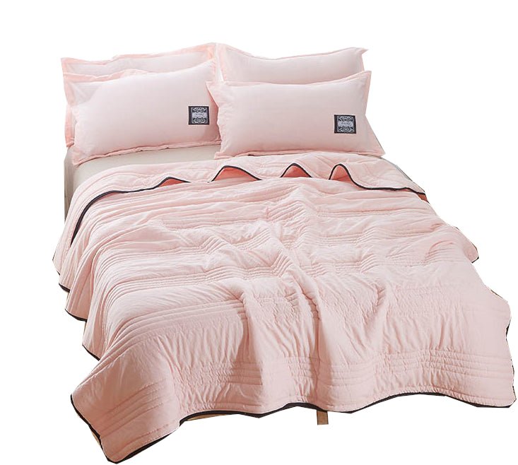 Cooling Blankets Pure Color Summer Quilt Plain Summer Cool Quilt Compressible Air-conditioning Quilt Quilt Blanket - pokema7494a2c10976d86bcc45d73f6069bbe8
