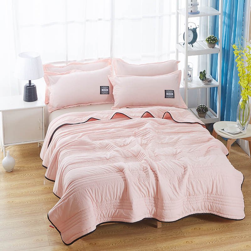 Cooling Blankets Pure Color Summer Quilt Plain Summer Cool Quilt Compressible Air-conditioning Quilt Quilt Blanket - pokema2cdf9236df85332f742373f8b200b745